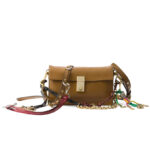 Prada Soft Sound Small Leather Shoulder Bag With Charms 1BD379